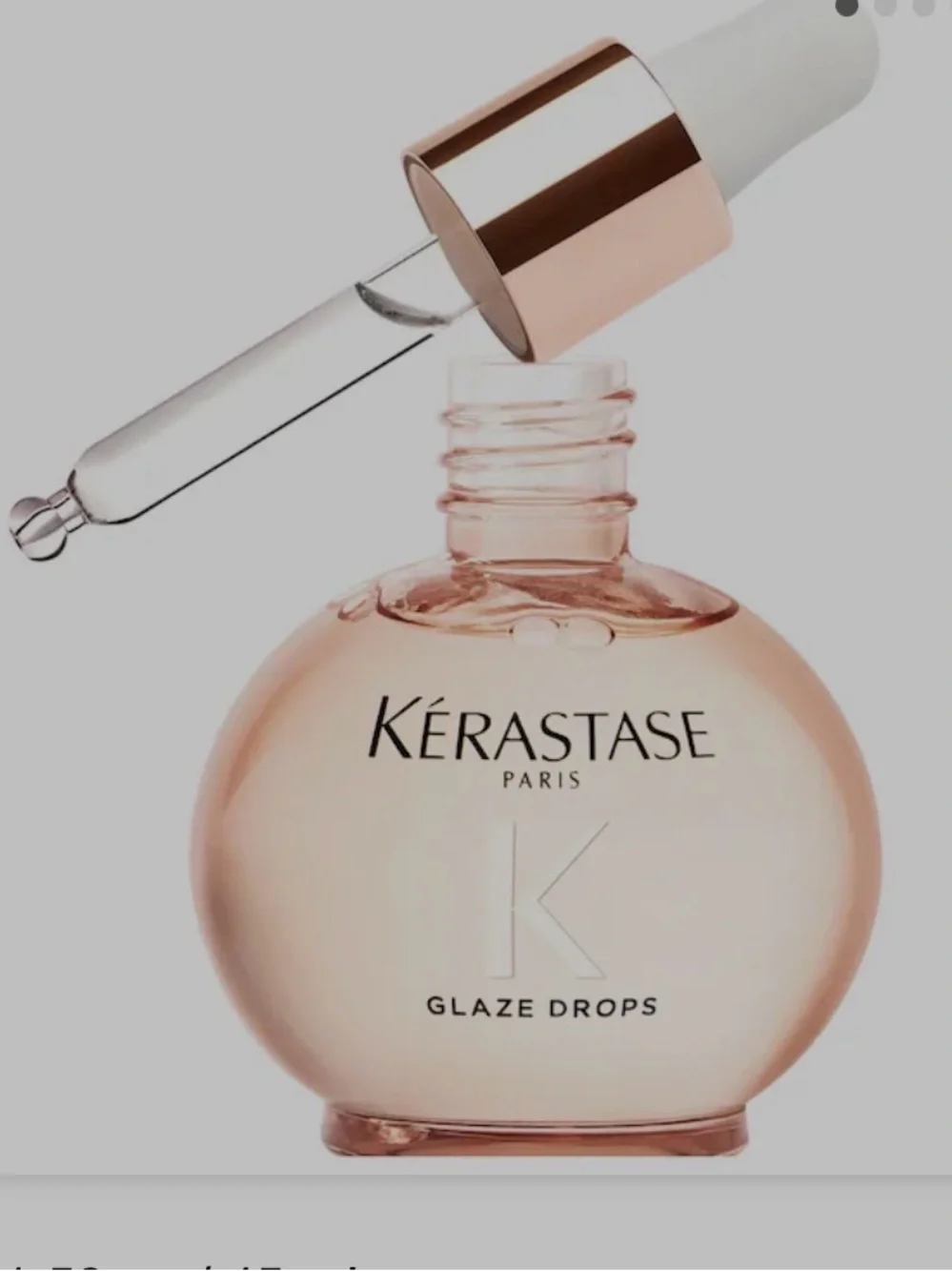Kérastase Gloss Absolu Glaze Drops Wild Rose in Oil hair oil (45 ml / 1.52 fl.